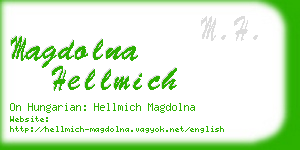 magdolna hellmich business card